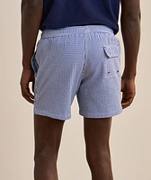 Seersucker Stripe Swim Shorts