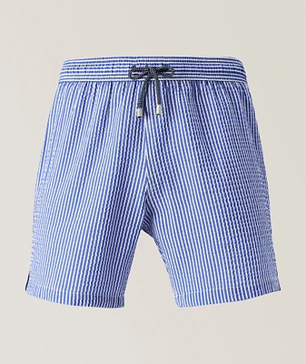 Seersucker Stripe Swim Shorts