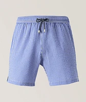 Seersucker Stripe Swim Shorts