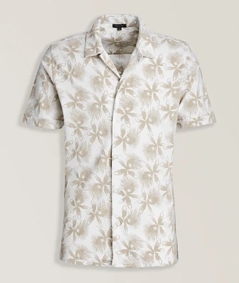 Floral Print Camp Shirt