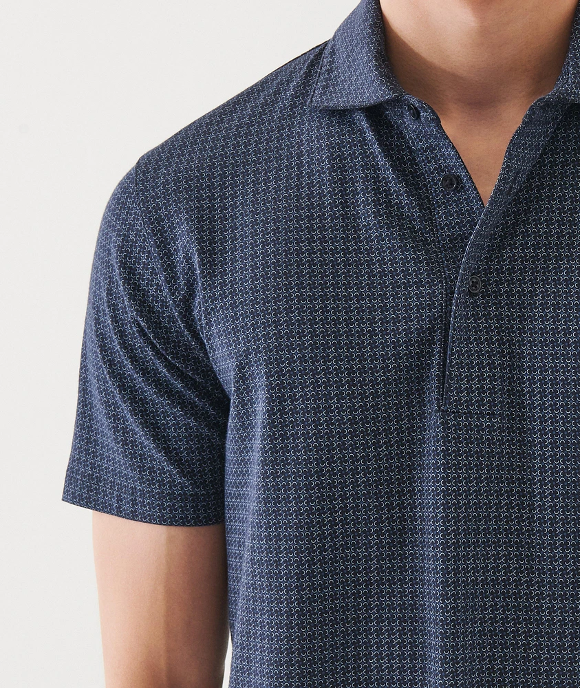 Stretch-Pima Cotton Neat Polo
