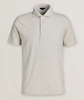 Floral Neat Stretch-Pima Cotton Polo