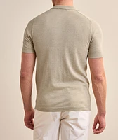 Cotton-Blend Cuban Collar Polo