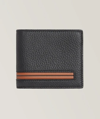 Leather Brandmark Bifold Wallet 