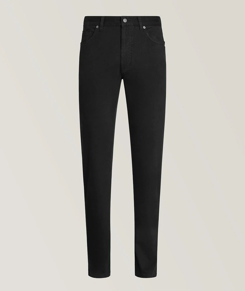 City Stretch-Cotton Gabardine Jeans