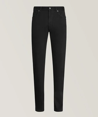 City Stretch-Cotton Gabardine Jeans