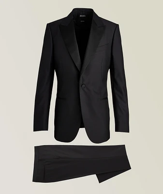 Solid Trofeo 600 Wool-Silk Tuxedo