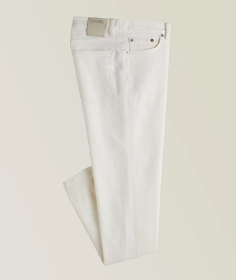 City Stretch-Cotton Five-Pocket Jeans