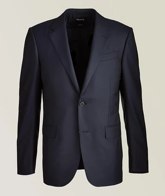 Sartorial Micro-Pattern Wool Suit