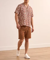 Felipe Twill Linen-Cotton Shorts