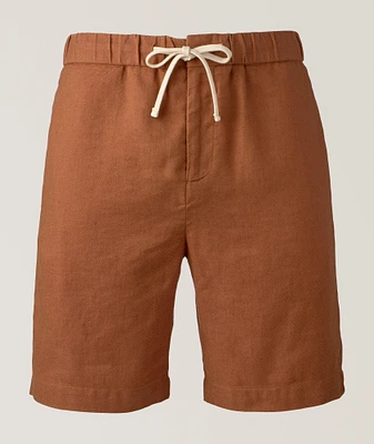 Felipe Twill Linen-Cotton Shorts