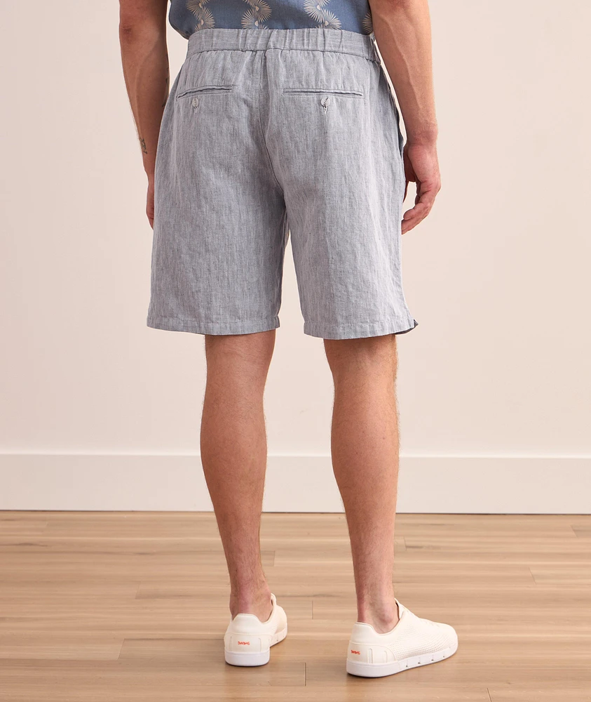 Rui Herringbone Cotton-Linen Blend Shorts