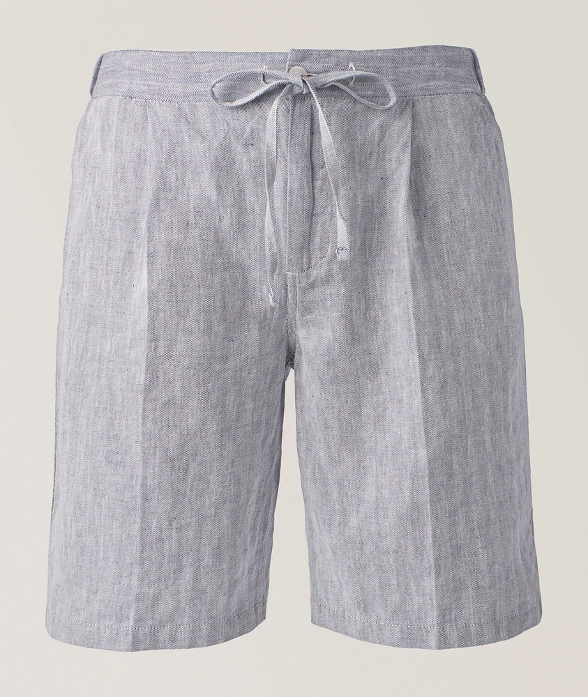 Rui Herringbone Cotton-Linen Blend Shorts