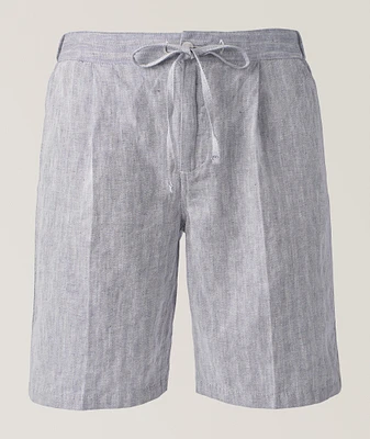 Rui Herringbone Cotton-Linen Blend Shorts