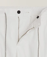 Nos Drawstring Stretch-Cotton Joggers