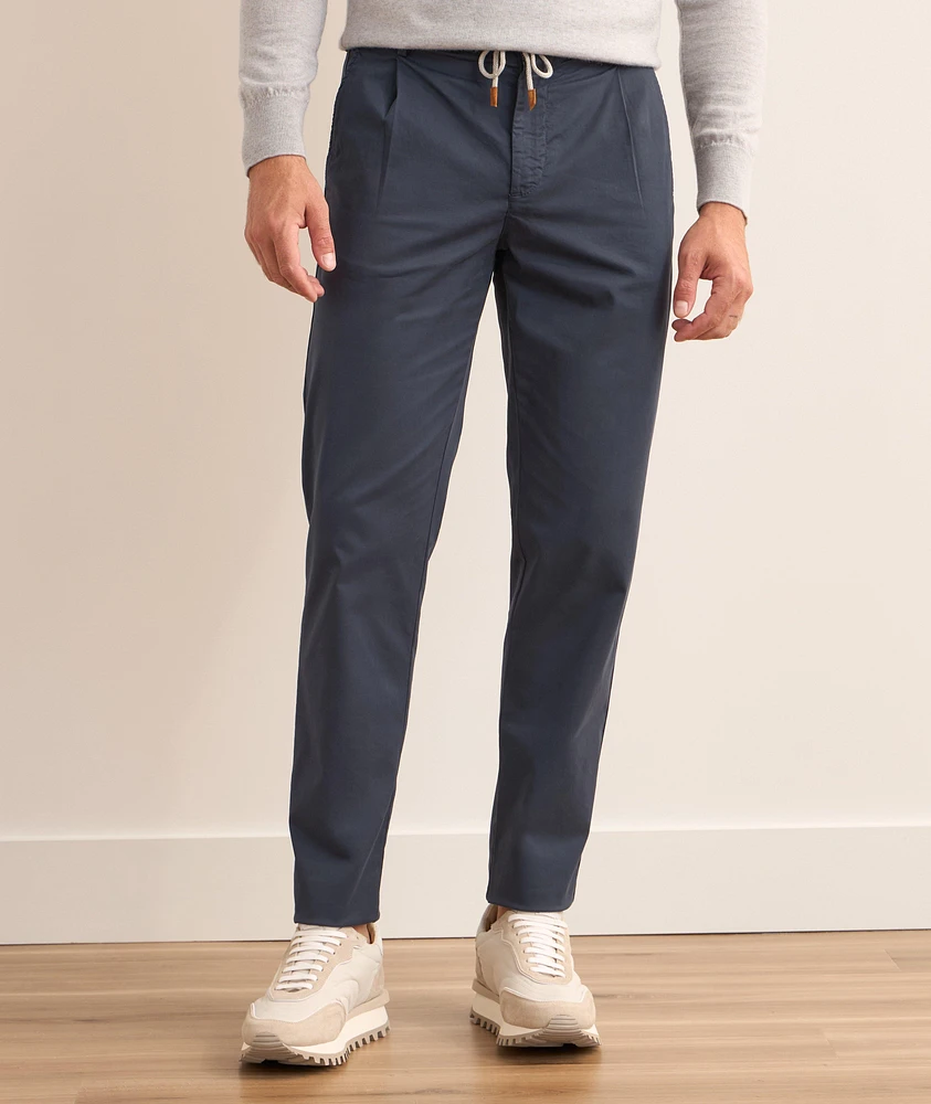 Nos Drawstring Stretch-Cotton Joggers
