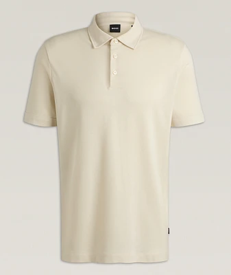 Lyocell-Cotton Piqué Polo