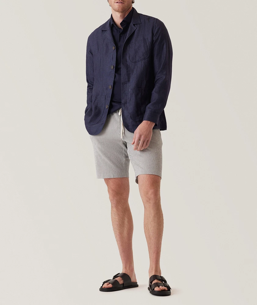 ‌Infinity 360 Seersucker Stripe Bermuda Shorts