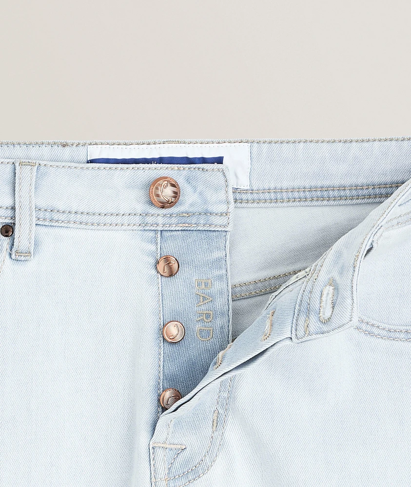 Bard Stretch-Cotton-Tencel Slim-Fit Jeans