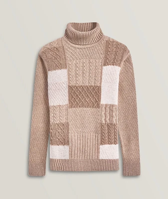 Wool-Cotton Turtleneck