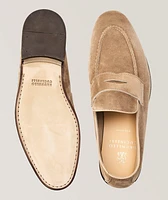 Suede Penny Loafers