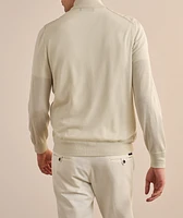 Hybrid Wool Zip-Up Cardigan