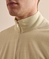 Hybrid Wool Zip-Up Cardigan