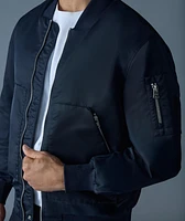 Emilio Satin Bomber Jacket