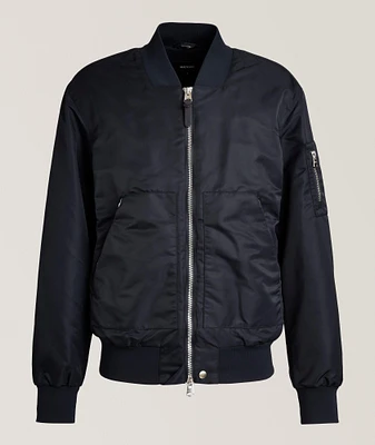 Emilio Satin Bomber Jacket