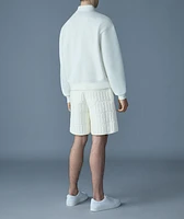 Felix Half-Zip Double-Face Sweater