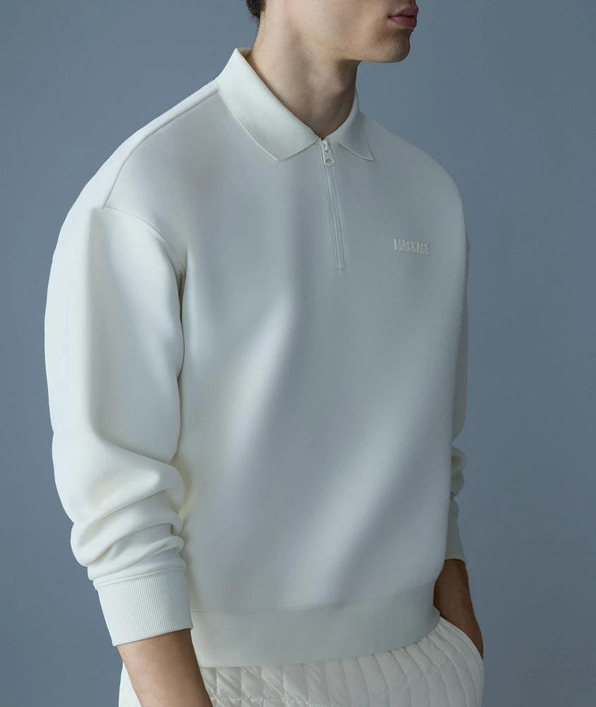 Felix Half-Zip Double-Face Sweater