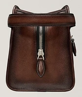 Morning Scritto Leather Toiletry Bag