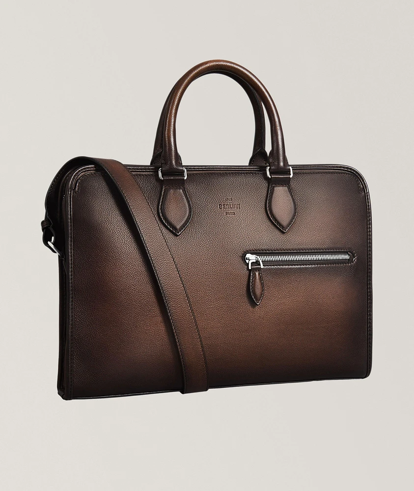 Un Jour Mini Leather Briefcase