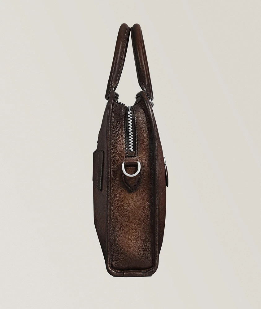Un Jour Mini Leather Briefcase
