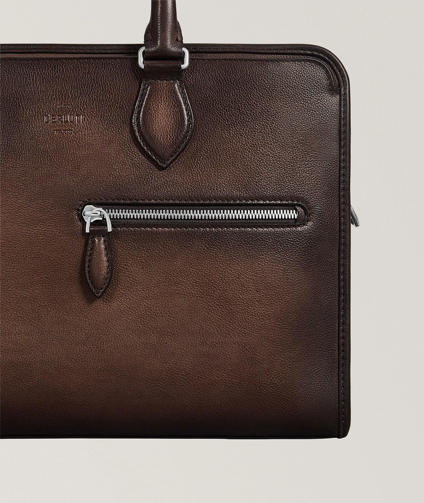 Un Jour Mini Leather Briefcase