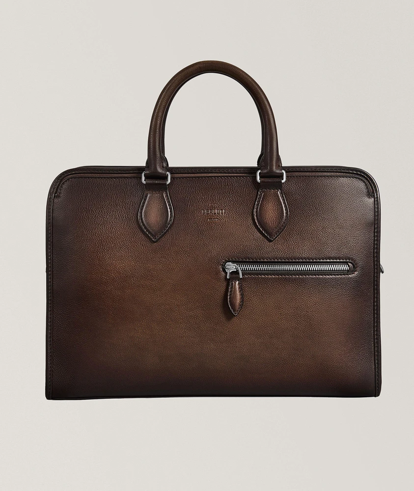 Un Jour Mini Leather Briefcase