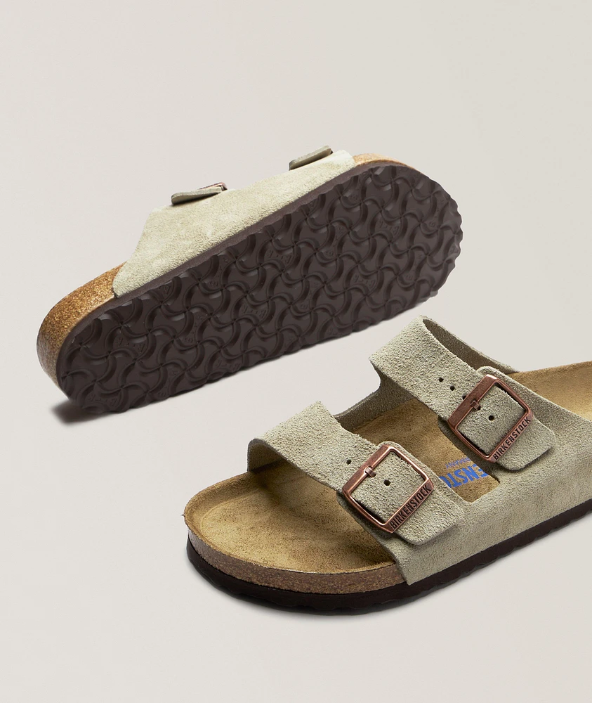 Arizona Suede Soft Footbed Sandals
