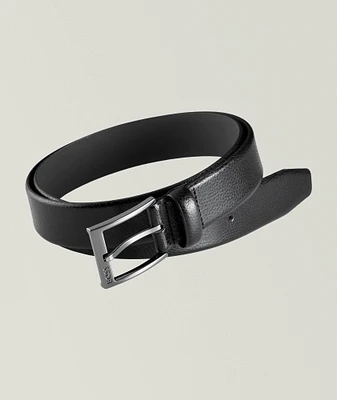 Elloy Grained Leather Belt