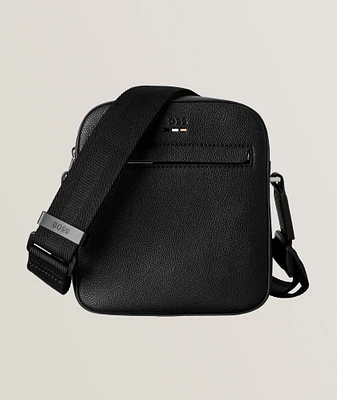 Ray Faux Grain Leather Crossbody Bag
