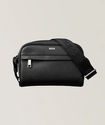 Zair Saffiano Leather Crossbody Bag