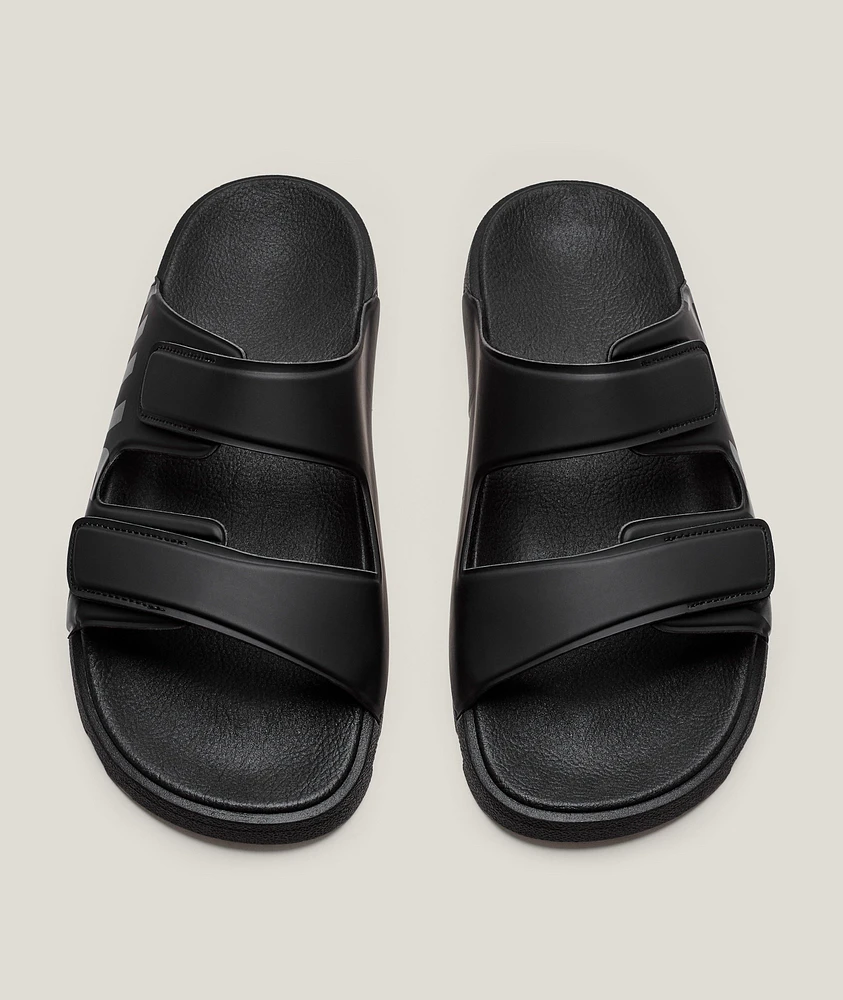 Logo Double-Strap Slide Sandals