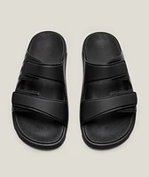 Logo Double-Strap Slide Sandals