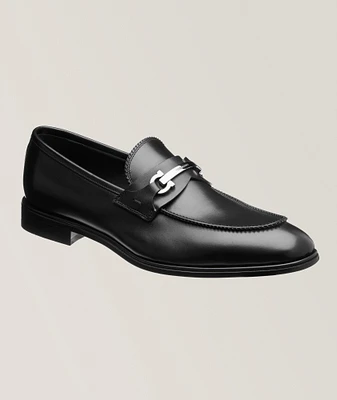 Bentley Double Gancio Leather Loafers