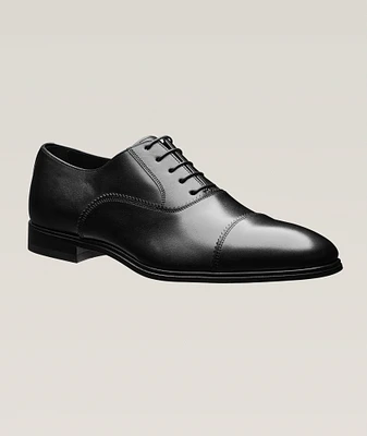 Boston Leather Cap-Toe Oxfords