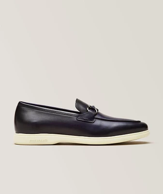 Cosimo Double Gancio Leather Loafers