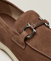 Cosimo Suede Double Gancio Loafers