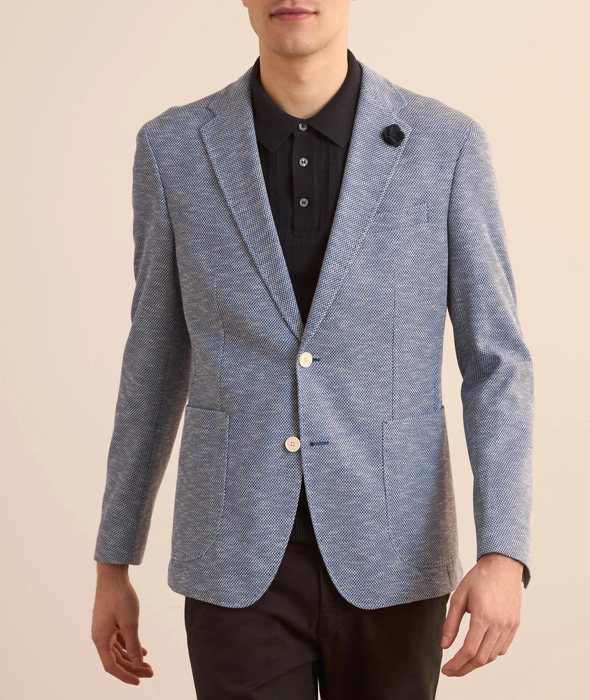 Cotton-Blend Marled Sport Jacket