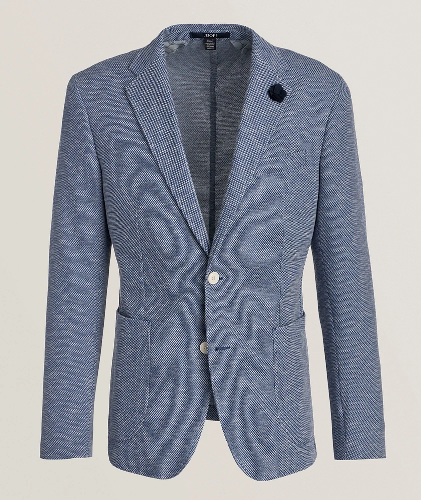 Cotton-Blend Marled Sport Jacket