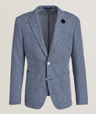 Cotton-Blend Marled Sport Jacket