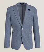 Cotton-Blend Marled Sport Jacket